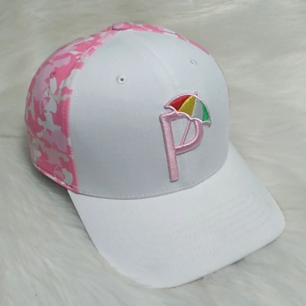 Puma Pink Camouflage Snap Back Hat